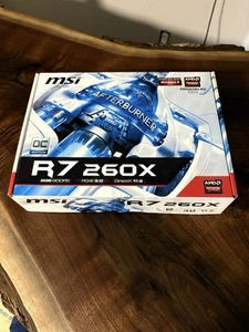 MSI R7 260X 2GD5 OC GDDR5 2GB PCI-E 3.0 x16 Graphics Card New, Factory Sealed - Picture 1 of 4