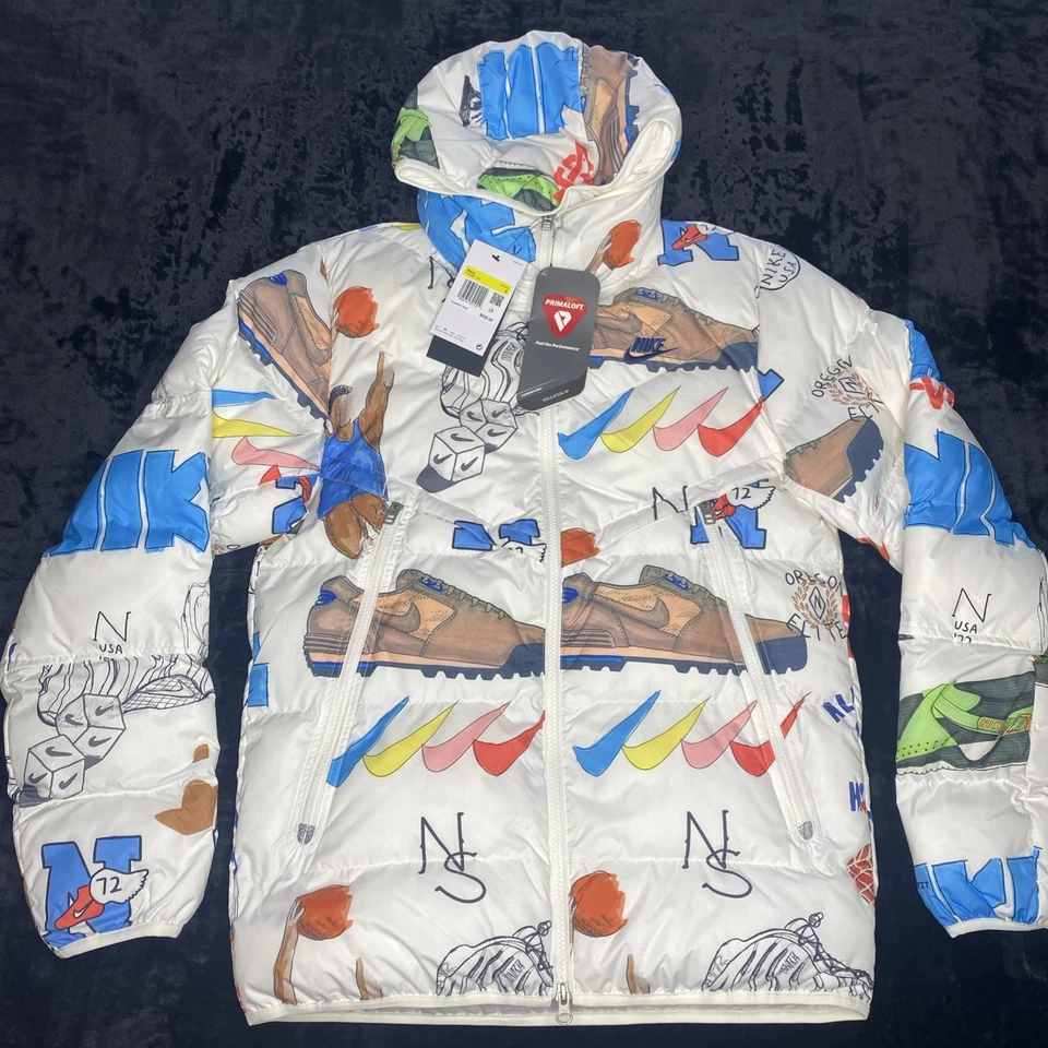 Nike Bold School STORM-FIT Puffer Hoodie Jacket FZ2288-133 Men’s Size Medium