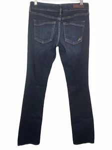 Express Jeans Barely Boot Stella Low Rise Stitched Denim Womens Size 4L 30 x 35 - Picture 1 of 9