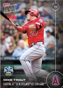Mike Trout 2016 Topps Now #227 - Al comienzo de All-Star Game - Imagen 1 de 1