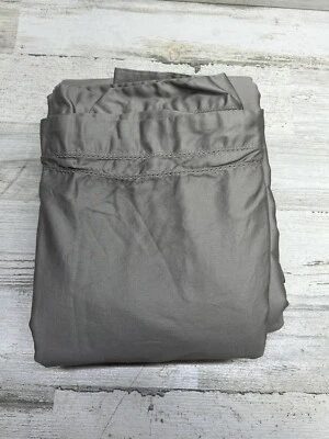 Hudson Park 680 TC Cotton Sateen FULL / QUEEN Duvet Pewter Preowned - Image 1 of 4