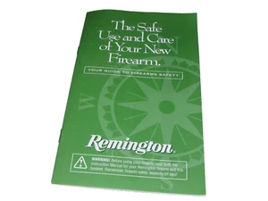 Remington Sichere Verwendung und Pflege Ihrer neuen Schusswaffe 4,5 x 7,5" Broschüre (Office-A) - Bild 1 von 3