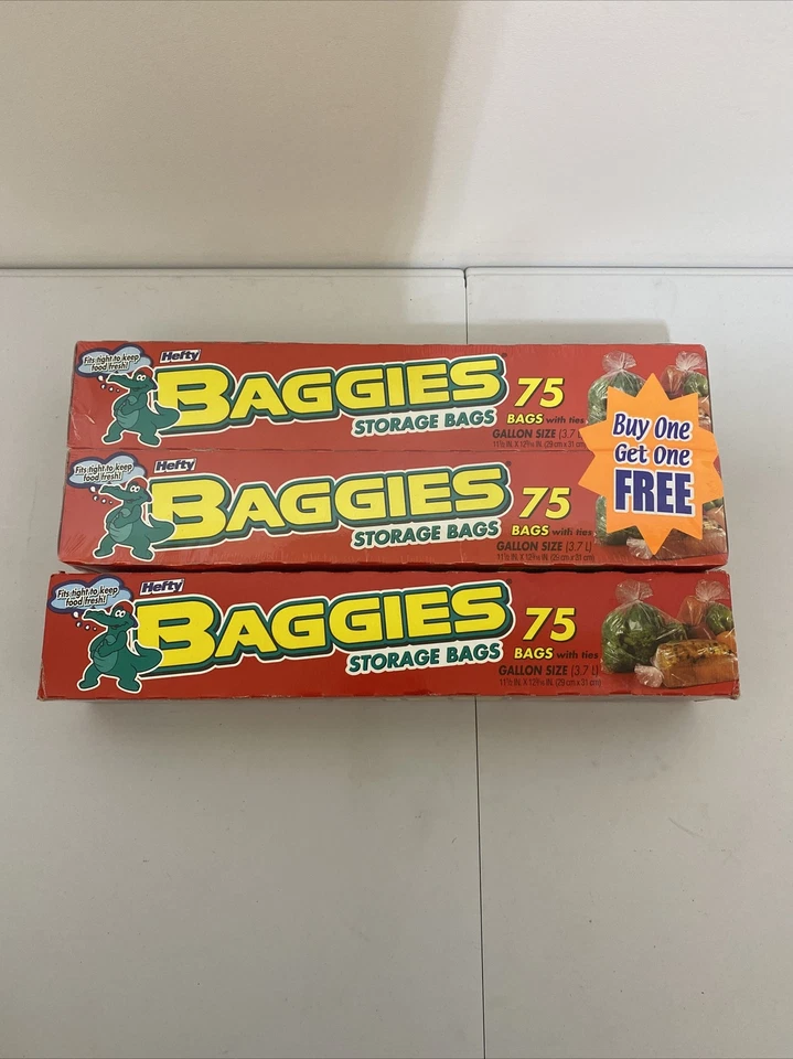 Hefty Baggies Food Storage Gallon 75 Ct 1