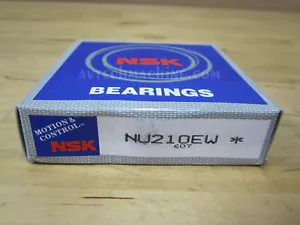 NU210EW NSK Zylinderrollenlager Stahlkäfige 50 x 90 x 20 mm - Bild 1 von 2