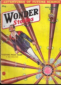 WONDER STORIES, 1933 May - Manning, Hamilton, CAS, Schachner, Harris - Picture 1 of 4