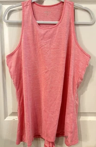 BCG Tank Top Sleeveless Racerback Red White Stripe Large Open Back - Picture 1 of 7