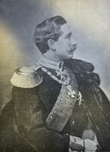 Impresión de revista vintage 1891 emperador Guillermo I de Alemania - Imagen 1 de 2