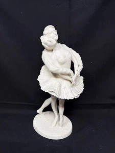 De colección 1977 Franklin porcelana The Royal Ballet escultura Lago de los Cisnes 9,5" U3345 - Imagen 1 de 9