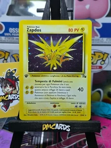 Pokemon Zapdos 15/62 Holo | Fossil Prima Edizione Vintage Italiano | Exc-Nm - Foto 1 di 10