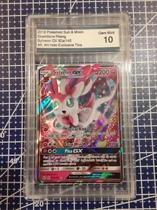 2018 Sylveon GX 92a/145 Guardians Rising Promo Pokemon Gem Mint 10 - Picture 1 of 4