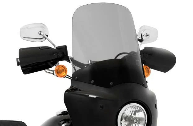Memphis Shades - MEP86912 - Windshield for Road Warrior Fairing, 15in. - Black Smoke