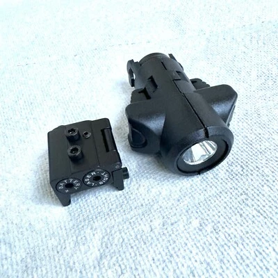 (2 PC) MCK Flashlight and Red Dot Laser [ Side Mount Thumb Area ] Fits All GENS
