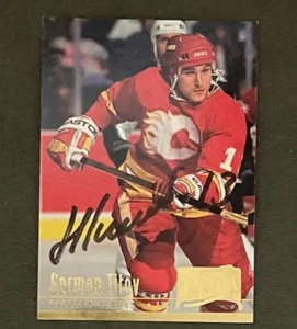 GERMAN TITOV SIGNED 1994-95 Fleer Ultra Flames CARD ~ AUTHENTIC - Picture 1 of 2