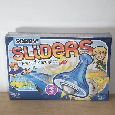Sorry Sliders Board Game 2008 Hasbro Parker Brother 4 Ways to Play Brand New - Image 1 of 4