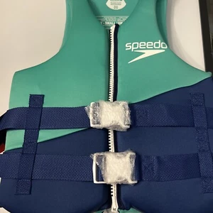 Chaleco Salvavidas Speedo Tipo III PFD para Unisex Adultos 14+ Años, XS/S Turquesa - Imagen 1 de 4