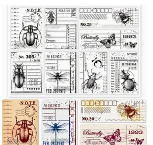beetle clear stamps Bug card NEW Free Ship - Picture 1 of 2