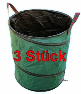 3 St. Gartensack 85 Ltr. Oxford Premium Qualität Popup Selbstaufstellend VABIONO - Bild 1 von 6