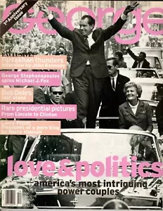 GEORGE magazine JFK October 1996 Richard Nixon 1st anniversary issue - Picture 1 of 1