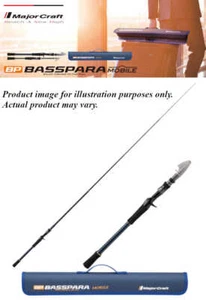Major Craft Bass Fishing Telescopic Baitcasting Rod BASSPARA BXCT-665MH Japan - Picture 1 of 9