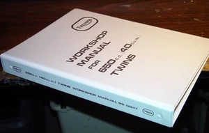 1971-72 Triumph 650,T120, OIF, NEW, OEM, Factory Shop Binder, Sealed - Picture 1 of 7