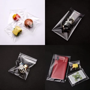 8 x 14cm QUALITY THICK SELF ADHESIVE CLEAR CELLO RESEALABLE BAGS - Picture 1 of 6