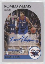 2021-22 Panini Chronicles Draft Picks Hoops Retro /199 Romeo Weems #HR-RWE Auto