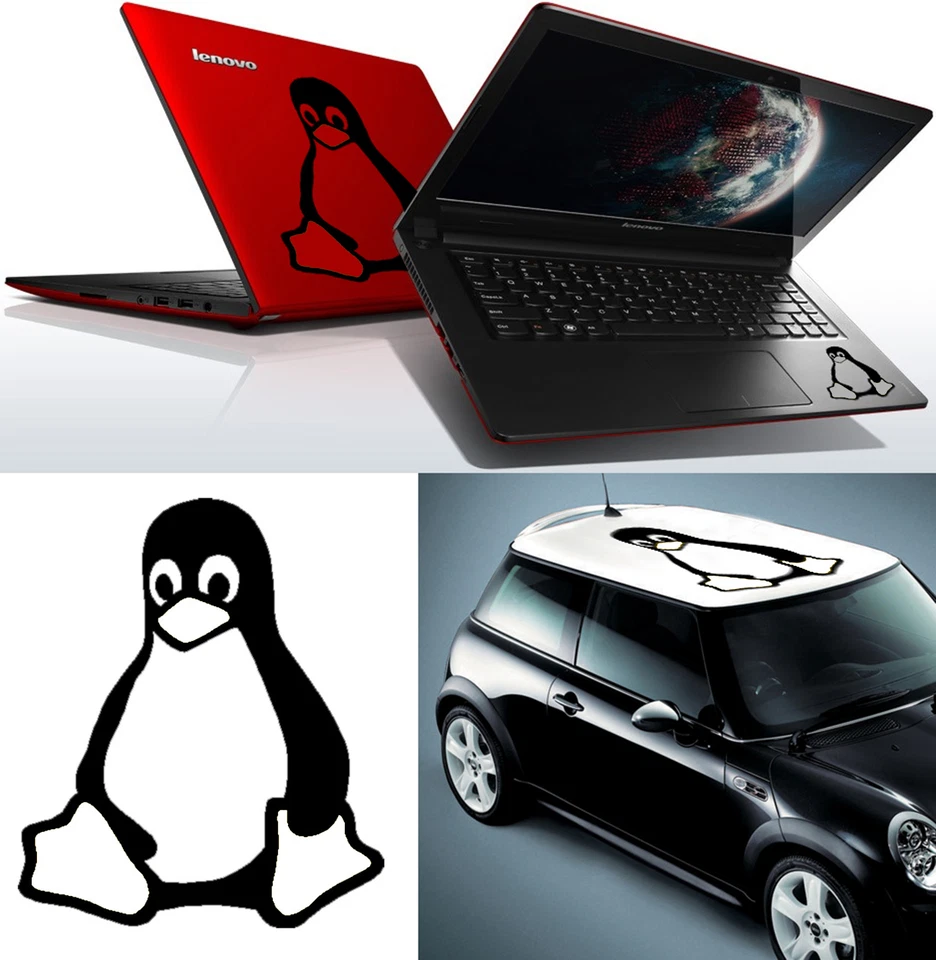 LINUX, Vinylaufkleber Version IV