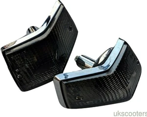 ukscooters VESPA VOLL SMOKED CHROMED BLINKER HINTEN PX LML T5 - Bild 1 von 2