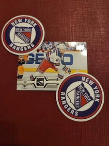 2 Of New York Rangers Themed Stickers For Laptop, Cases Folders Etc - Picture 1 of 1