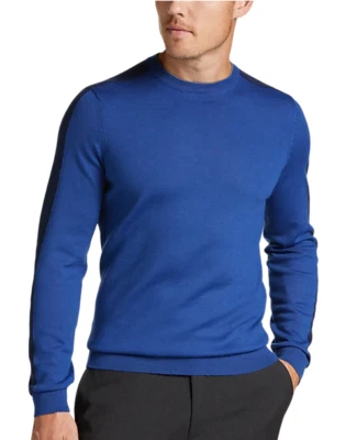 NWT $80 Awearness Kenneth Cole AWEAR-TECH Blue Crew Neck Sweater Slim Fit XXL - Изображение 1 из 4