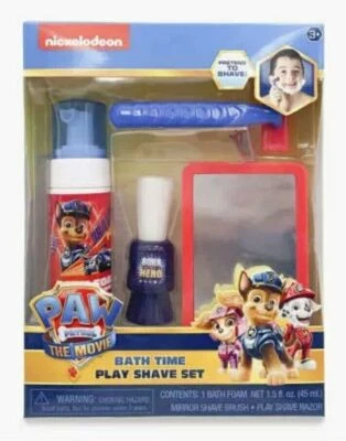 Juego de afeitado Paw Patrol Bath Time niños niños juguete de baño cachorro perros película de dibujos animados Foto 1 de 4