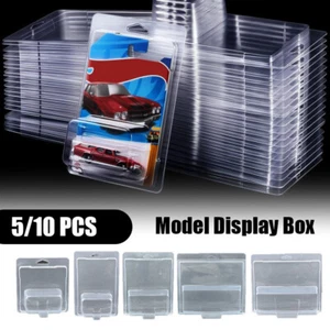 5/10 Stück Spielzeug Modellauto Vitrine Matchbox Schutz Transparent Pack Boxen - Bild 1 von 25