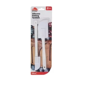 AU Spatula Set of 2 Scraper Cup Cake mixing Cooking Baking smoothing Kitchen - Picture 1 of 2