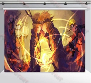 NARUTO SHIPPUDEN Birthday Scene Setter wall mural BACKDROP 5'x3' Japanese set#8 - Picture 1 of 2