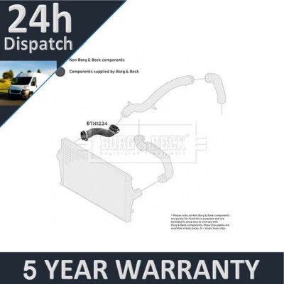 Manguera turbo Purevue 2.0 2.4 D 2.5 para Volvo S60 2005-2010 V70 1999-2007 Foto 1 de 4