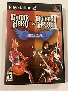 Guitar Hero and Guitar Hero II Dual Pack (PlayStation 2, 2007) - Complete Tested - Picture 1 of 22