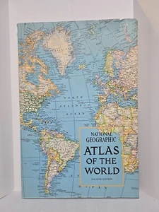 NATIONAL GEOGRAPHIC ATLAS OF THE WORLD HC '75 OVERSIZED COLOR ILLUSTRATED 4th Ed - Picture 1 of 5