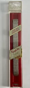 Speidel Twist On For Big Watches Stainless Steel Silvertone Vintage USA - Picture 1 of 3