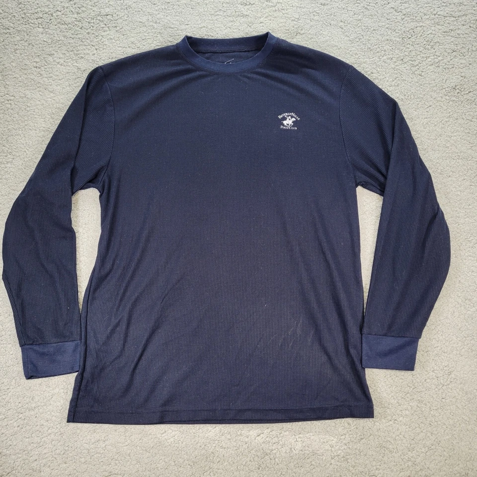 Suéter Beverly Hills Polo Club Azul Marino Sudadera Talla Grande Foto 1 de 4