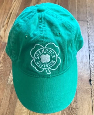 Gorra de béisbol irlandesa verde trébol irlandés gorra para niños 100 % algodón logotipo ajustable Foto 1 de 4
