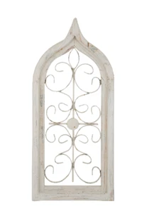 Shabby Creek Ventana Arquitectónica Gótica-Pared-Jardín-Patio-10x22-Hierro y Madera - Imagen 1 de 1
