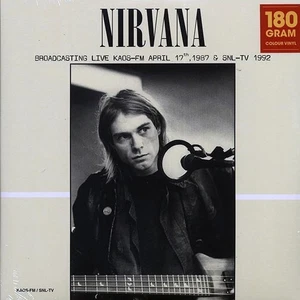 Nirvana	 Broadcasting Live KAOS-FM April 17th, 1987 & SNL-TV 1992 GREEN WAX - Picture 1 of 2