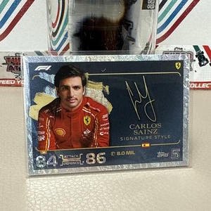 Topps Turbo Attax F1 2024 Carlos Sainz Signature Style 36 UK Edition - Picture 1 of 1