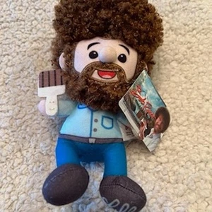 Peluche pupazzo Fiesta Bob Ross piccolo 6-14" giocattolo con licenza ufficiale - Foto 1 di 7