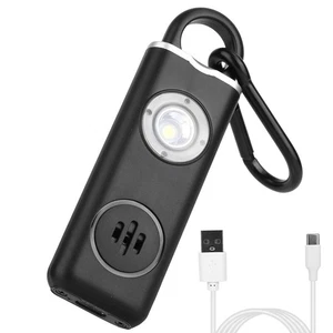Personal Self Defense Alarm 130dB Anti-wolf Alert With LED Light Keychain - Picture 1 of 18