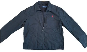 Polo Ralph Lauren Herrington Full-Zip Black Jacket Men’s XL 100% Cotton - Picture 1 of 7
