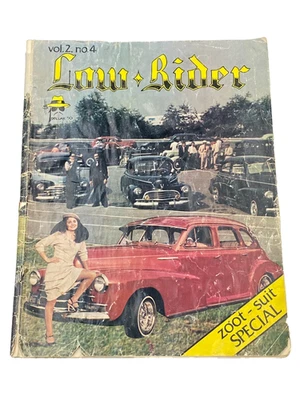 1978 LOWRIDER Magazine Vol. 2 No. 4  Zoot Suit Special Chicano Gang Low Rider Foto 1 de 4