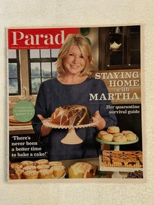 Parade Newspaper Insert October 2020 Staying Home With Martha Stewart Quarantine - Bild 1 von 2