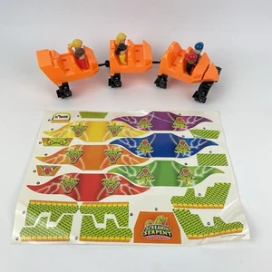 Knex Screamin Serpent Roller Coaster Car w/People Labels K'nex Replacement Parts - Picture 1 of 24
