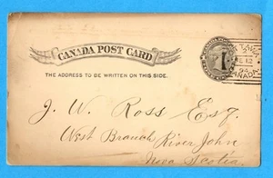 1894 Ottawa, Ontario Squared Circle, To a Stamp Dealer in Nova Scotia - Picture 1 of 2